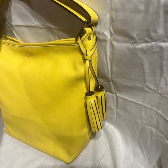 Coach Lemon Legacy Hobo Duffle Bag - Picture 2 of 6